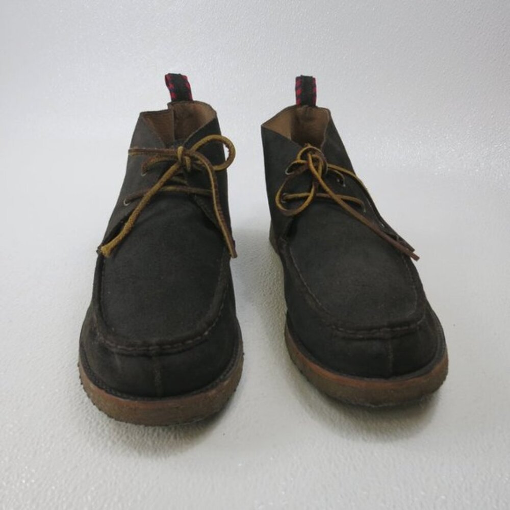 Polo Ralph Lauren Nubuck Leather Pitney Chukka Boots Shoes Thick Gum Soles 13 D - Picture 4 of 7